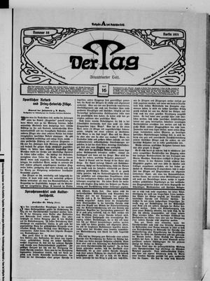 Der Tag vom 16.04.1914
