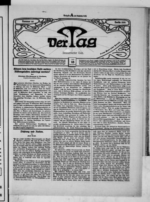 Der Tag vom 18.04.1914