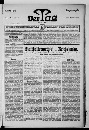 Der Tag vom 19.04.1914