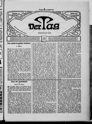 Der Tag vom 23.04.1914