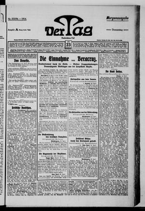 Der Tag vom 23.04.1914