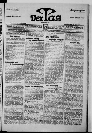 Der Tag vom 29.04.1914