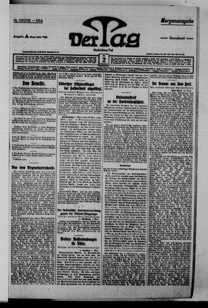 Der Tag vom 02.05.1914