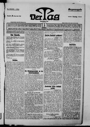 Der Tag vom 03.05.1914
