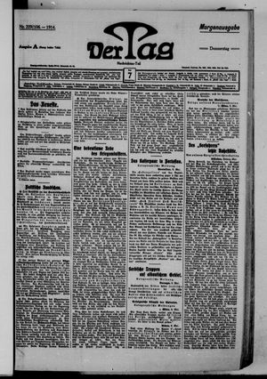 Der Tag vom 07.05.1914