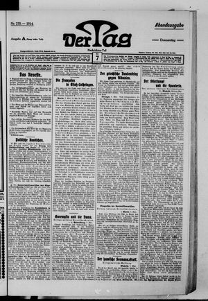 Der Tag vom 07.05.1914