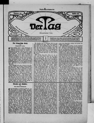 Der Tag vom 07.05.1914