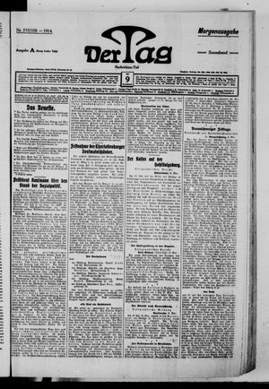 Der Tag vom 09.05.1914