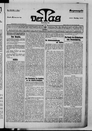 Der Tag vom 10.05.1914