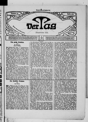 Der Tag vom 13.05.1914