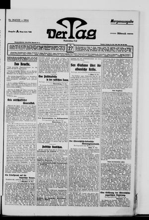Der Tag vom 27.05.1914