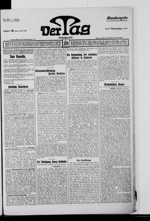 Der Tag vom 28.05.1914