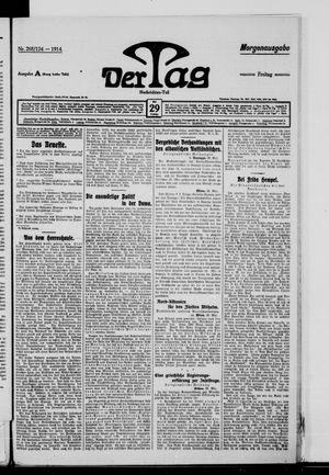 Der Tag vom 29.05.1914