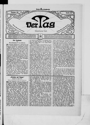 Der Tag vom 30.05.1914