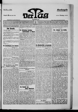 Der Tag vom 02.06.1914