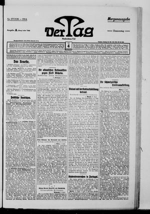 Der Tag vom 04.06.1914