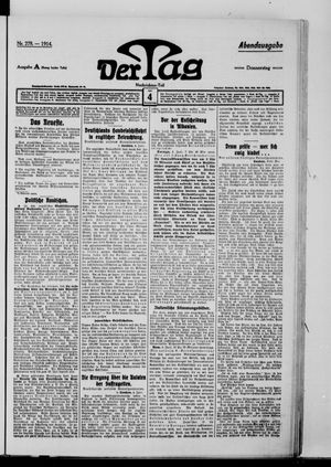 Der Tag vom 04.06.1914