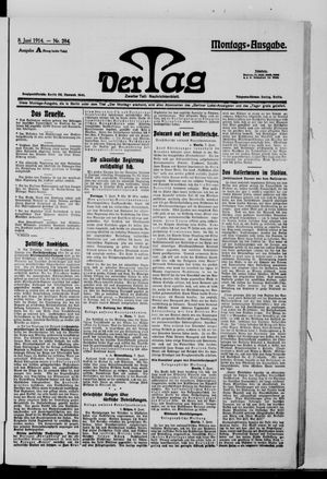 Der Tag vom 08.06.1914