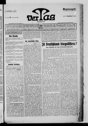 Der Tag vom 20.06.1914