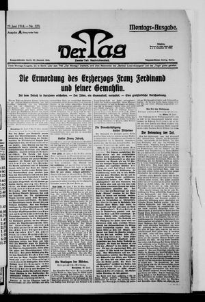 Der Tag vom 29.06.1914