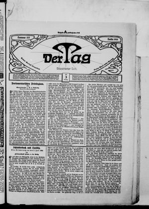 Der Tag vom 03.07.1914