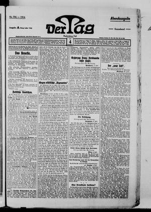 Der Tag vom 04.07.1914