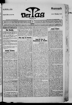 Der Tag vom 07.07.1914