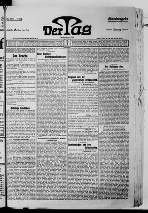 Der Tag vom 07.07.1914