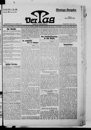 Der Tag vom 13.07.1914