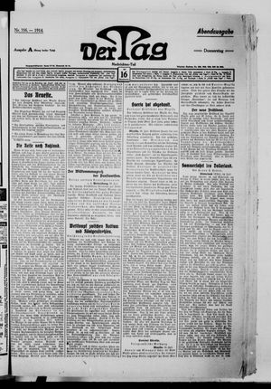Der Tag vom 16.07.1914
