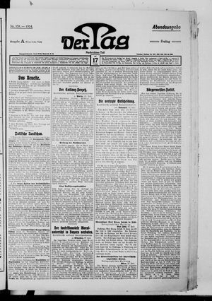 Der Tag vom 17.07.1914