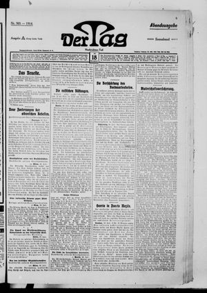 Der Tag vom 18.07.1914