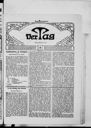 Der Tag vom 19.07.1914