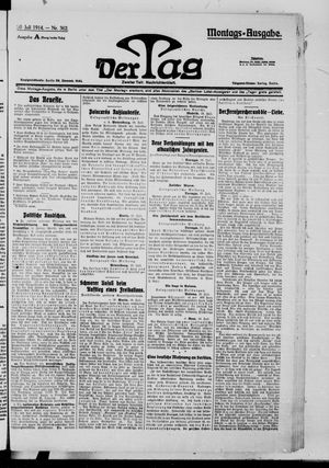 Der Tag vom 20.07.1914