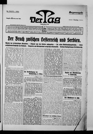 Der Tag vom 26.07.1914