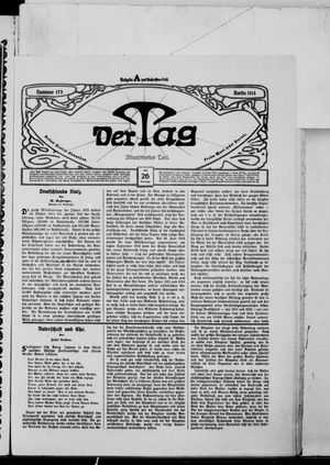 Der Tag vom 26.07.1914