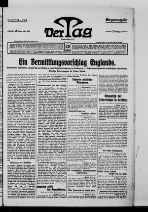 Der Tag vom 28.07.1914