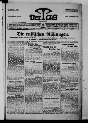 Der Tag vom 30.07.1914