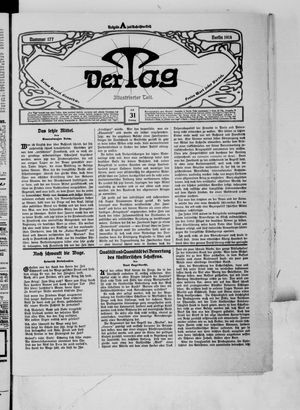 Der Tag vom 31.07.1914
