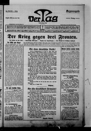 Der Tag vom 07.08.1914