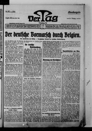 Der Tag vom 07.08.1914