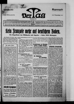 Der Tag vom 13.08.1914