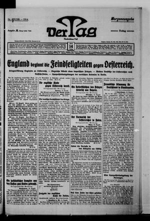 Der Tag vom 14.08.1914