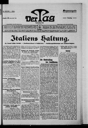 Der Tag vom 16.08.1914