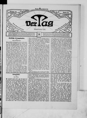 Der Tag vom 16.08.1914