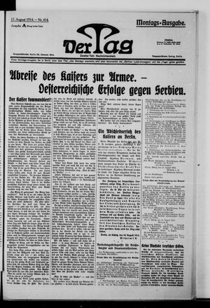 Der Tag vom 17.08.1914