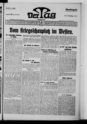 Der Tag vom 18.08.1914