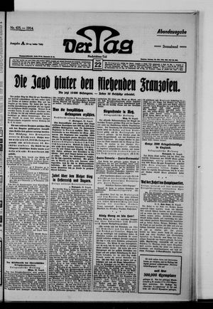 Der Tag vom 22.08.1914