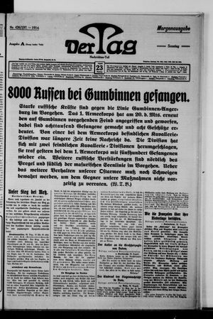 Der Tag vom 23.08.1914