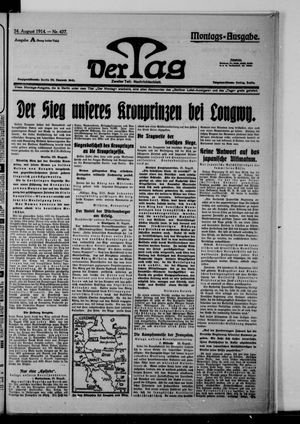 Der Tag vom 24.08.1914